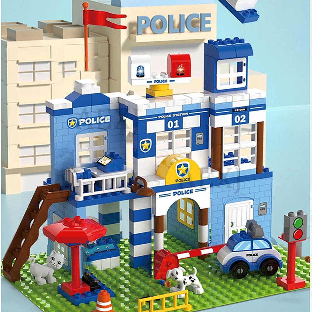 Big Particle Police Blocks Compatible City Blocks House Castle Boys Fire Engine Big Size Slide Building Blocks Castle Brick Toys
Big Particle Police Blocks Compatible City Blocks House Castle Boys Fire Engine Big Size Slide Building Blocks Castle Brick Toys
