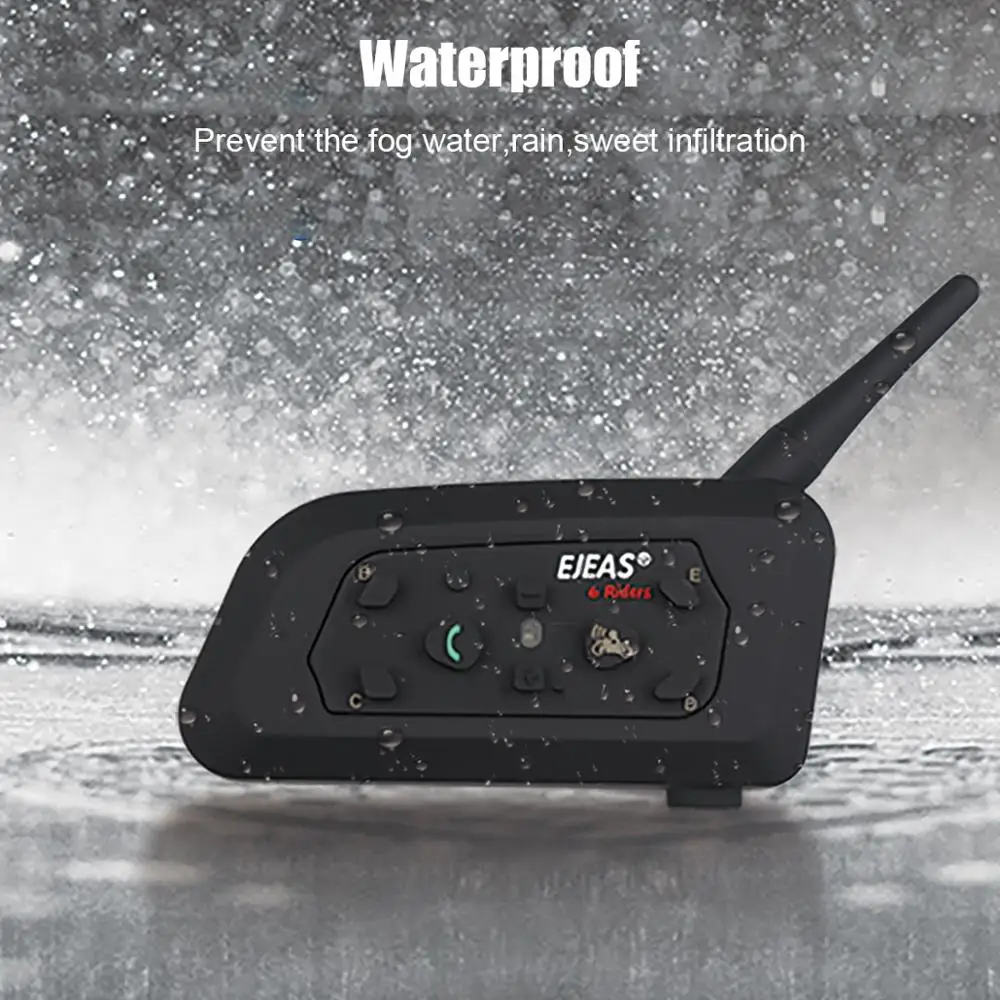 V6 PRO Motorcycle Bluetooth Helmet Headsets Intercom for 6 riders BT Wireless Waterproof Intercomunicador Handsfree Interphone
V6 PRO Motorcycle Bluetooth Helmet Headsets Intercom for 6 riders BT Wireless Waterproof Intercomunicador Handsfree Interphone