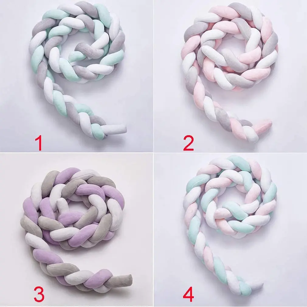 2M/3M Length Nordic Knot Newborn Bumper Knot Long Knotted Braid Pillow Baby Bed Fence Woven Plush Crib Cushion Bed Fence
2M/3M Length Nordic Knot Newborn Bumper Knot Long Knotted Braid Pillow Baby Bed Fence Woven Plush Crib Cushion Bed Fence