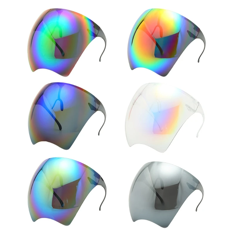 Multicolor Unisex Visor Full Face Protective Shield Glasses Fashion Anti Spray/Wind/Glare Faceshiels Sunglasses
Multicolor Unisex Visor Full Face Protective Shield Glasses Fashion Anti Spray/Wind/Glare Faceshiels Sunglasses