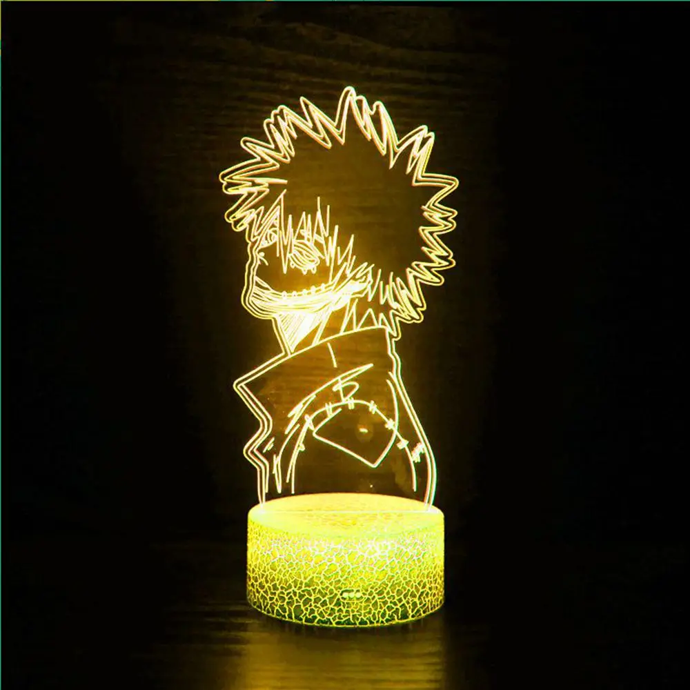 Acrylic 3d small night lamp anime My Hero Academia Dabi led light bedroom decoration cool comic gift Rgb color table lamp Dabi
Acrylic 3d small night lamp anime My Hero Academia Dabi led light bedroom decoration cool comic gift Rgb color table lamp Dabi