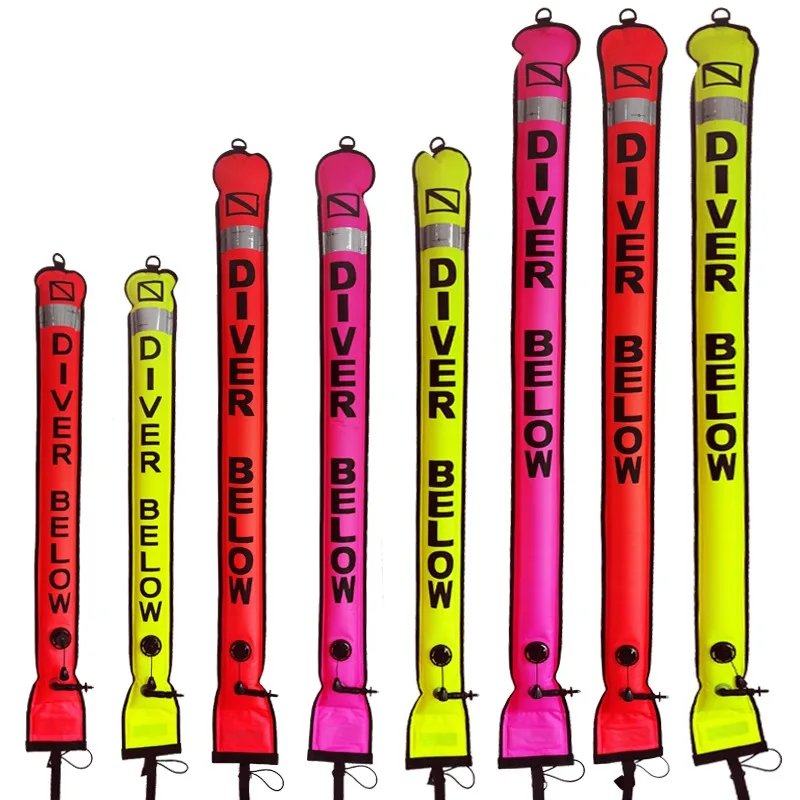 DIVING SMB 1.2m 1.5m 1.8m Buoy Colorful Visibility Safety Inflatable Scuba Diving SMB Surface Signal Marker Buoy Accessory
DIVING SMB 1.2m 1.5m 1.8m Buoy Colorful Visibility Safety Inflatable Scuba Diving SMB Surface Signal Marker Buoy Accessory