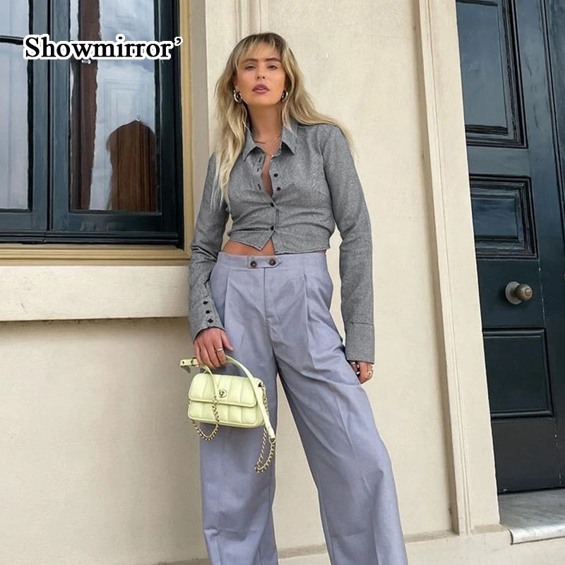 Showmirror Women Fashion Sexy Backless Lace Up Slim Blouse Ladies Single Breasted Long Sleeve Cropped Shirts Summer Fall
Showmirror Women Fashion Sexy Backless Lace Up Slim Blouse Ladies Single Breasted Long Sleeve Cropped Shirts Summer Fall