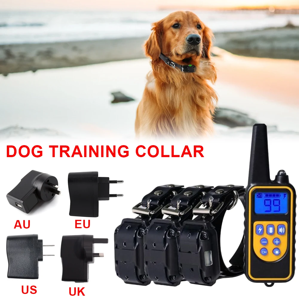 Dog Training Collar with Remote Rechargeable Waterproof Shock Collar for Dogs Beep Vibration and Shock
Dog Training Collar with Remote Rechargeable Waterproof Shock Collar for Dogs Beep Vibration and Shock