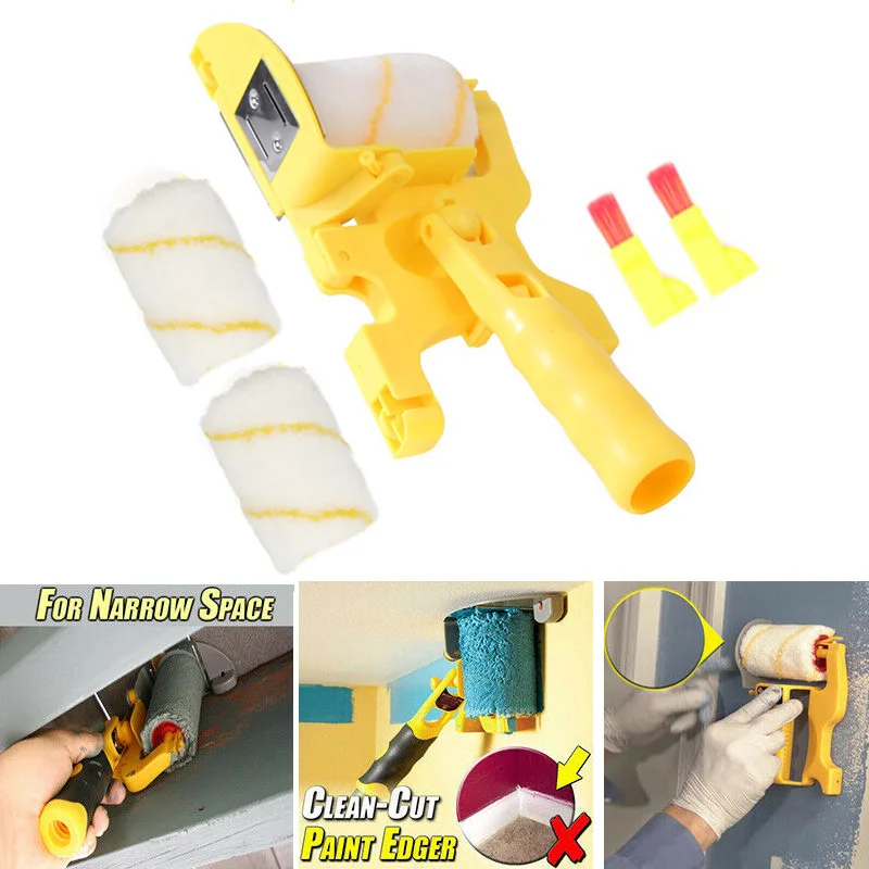 6Pcs Paint Edger Roller Brush Tools Portable Clean-Cut Brush for Home Wall Ceilings
6Pcs Paint Edger Roller Brush Tools Portable Clean-Cut Brush for Home Wall Ceilings