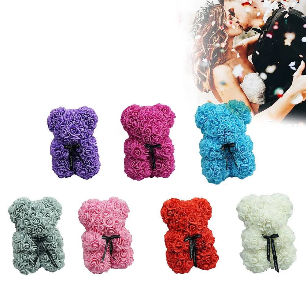 Valentines Day Artificial Flowers Rose Bear Girlfriend Birthday Christmas Valentine's Day Gift Wedding Party Decoration
Valentines Day Artificial Flowers Rose Bear Girlfriend Birthday Christmas Valentine's Day Gift Wedding Party Decoration