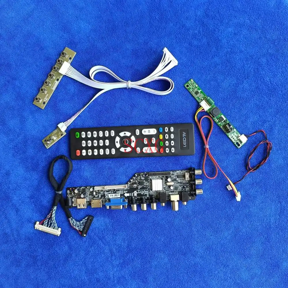 DIY Kit Fit M270HCJ/M270HGE/MV270FHM 30-Pin LVDS Signal Digital 1920*1080 AV VGA USB HDMI-compatible LED LCD Display Drive Board
DIY Kit Fit M270HCJ/M270HGE/MV270FHM 30-Pin LVDS Signal Digital 1920*1080 AV VGA USB HDMI-compatible LED LCD Display Drive Board