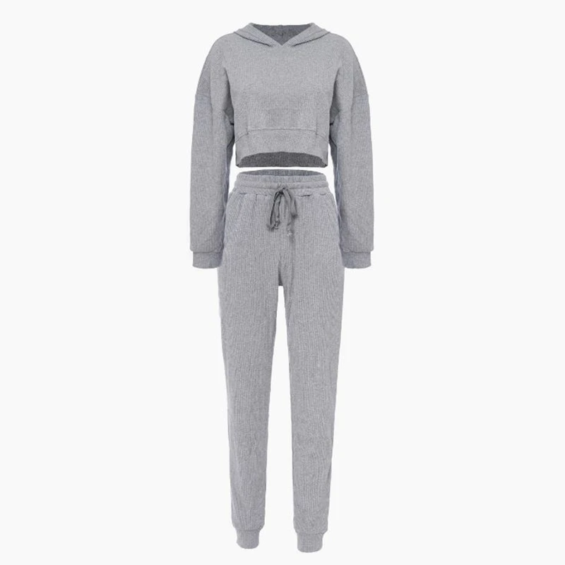 EleeMee Short Hooded Sweater Sets For Women Solid Color Yoga Fitness Set Long Sleeve Pocket Hoodies And Trousers Size S-L
EleeMee Short Hooded Sweater Sets For Women Solid Color Yoga Fitness Set Long Sleeve Pocket Hoodies And Trousers Size S-L