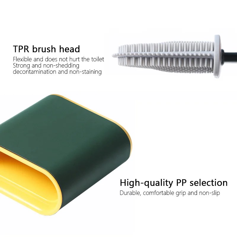 Toilet Brush Silicone Head Toilet Brush Quick Draining Clean Tool Water Leak Proof With Base Cleaning Brush Bathroom Accessories
Toilet Brush Silicone Head Toilet Brush Quick Draining Clean Tool Water Leak Proof With Base Cleaning Brush Bathroom Accessories
