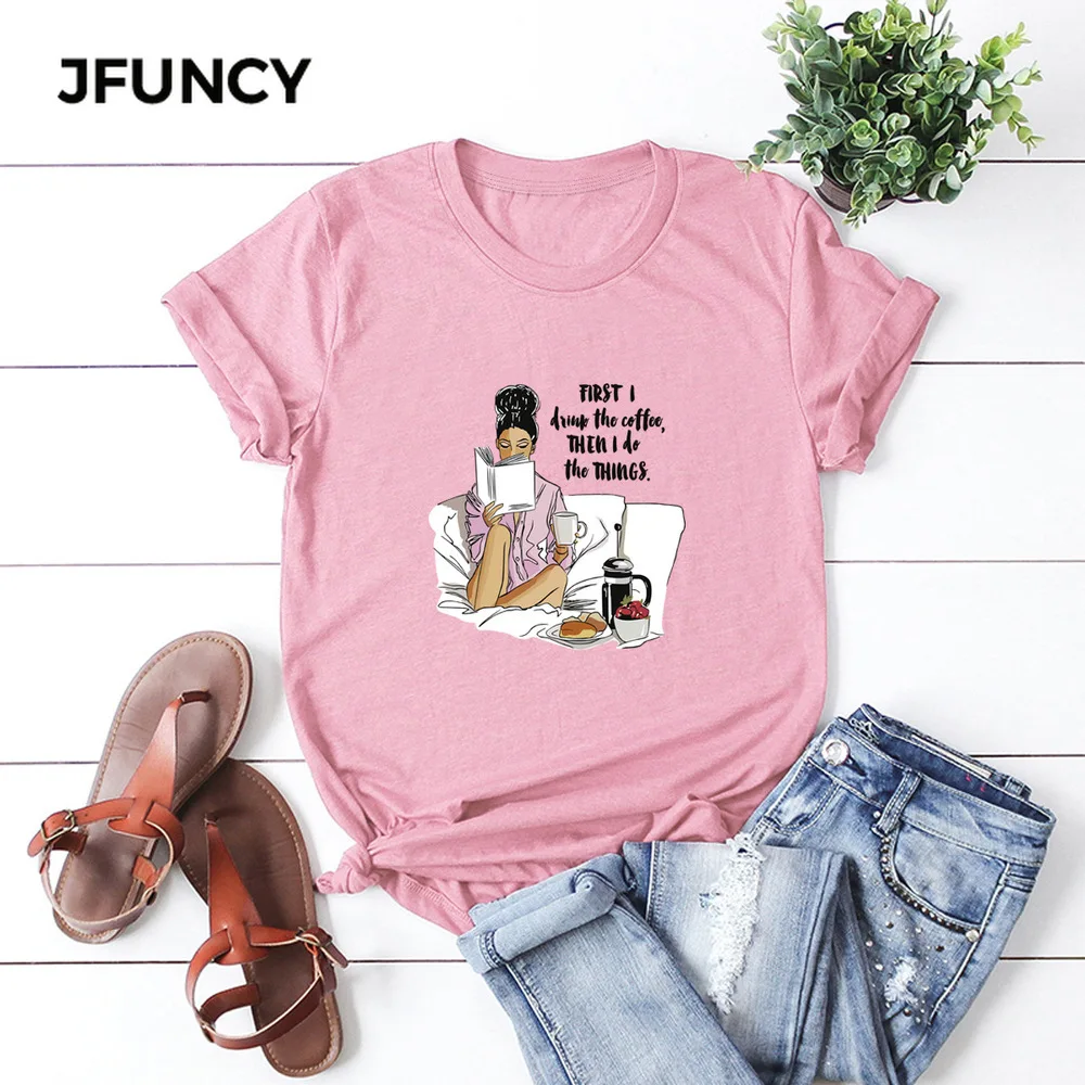 Женская хлопковая Футболка JFUNCY, Повседневная Свободная футболка с мультяшным принтом, с коротким рукавом, лето размера плюс
Женская хлопковая Футболка JFUNCY, Повседневная Свободная футболка с мультяшным принтом, с коротким рукавом, лето размера плюс