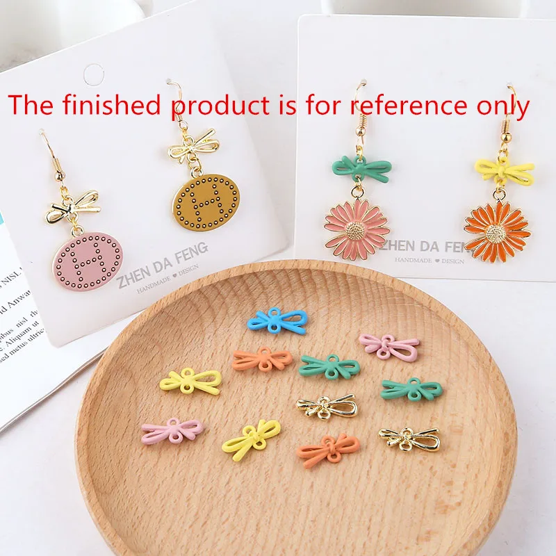 Diy jewelry making 50pcs/lot color Rubber paint cartoon bow knot shape alloy floating locket charms fit earring accessory
Diy jewelry making 50pcs/lot color Rubber paint cartoon bow knot shape alloy floating locket charms fit earring accessory