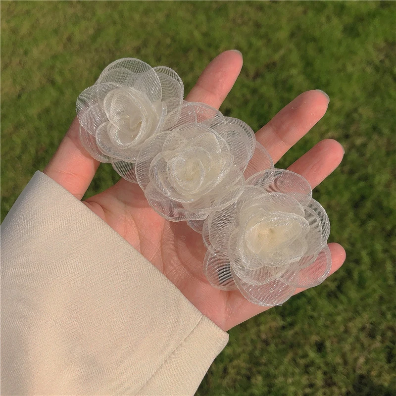 Elegant Flower Hair Clip Super Fairy Flower Back Head Clip Handmade Hair Accessories Cloth Barrettes Feminine Hair Accessories
Elegant Flower Hair Clip Super Fairy Flower Back Head Clip Handmade Hair Accessories Cloth Barrettes Feminine Hair Accessories