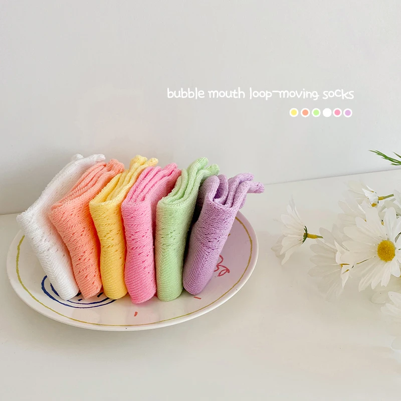 3Pairs 0-8 Kids Socks Summer Soft Cotton Baby Socks Girls Cute Mesh Cool Candy Color Short Tube Socks Breathable Toddler Socks
3Pairs 0-8 Kids Socks Summer Soft Cotton Baby Socks Girls Cute Mesh Cool Candy Color Short Tube Socks Breathable Toddler Socks