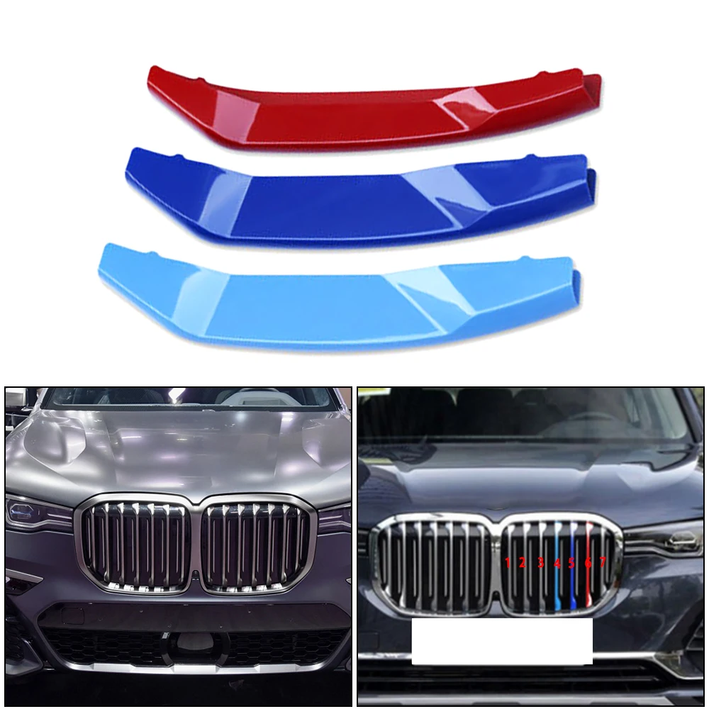Для BMW X7 G07 2019-2020 (7 решетка) стиль, на переднюю решетку, полоски Гриль Крышка стикеры автоспорта
Для BMW X7 G07 2019-2020 (7 решетка) стиль, на переднюю решетку, полоски Гриль Крышка стикеры автоспорта