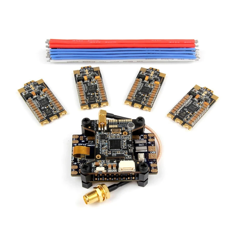 Контроллер полета Holybro Kakute F7 AIO + Atlatl HV V2 FPV передатчик + Tekko32 35A ESC для радиоуправляемого дрона
Контроллер полета Holybro Kakute F7 AIO + Atlatl HV V2 FPV передатчик + Tekko32 35A ESC для радиоуправляемого дрона