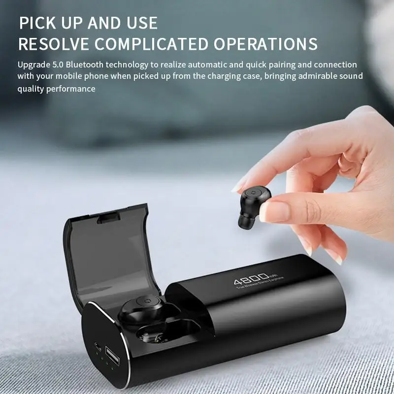 F9 TWS Bluetooth 5.0 Headset Stereo Dual Invisible Mini Earphone 4800mAh Mobile Phone Charging Fone De Ouvido Auriculares
F9 TWS Bluetooth 5.0 Headset Stereo Dual Invisible Mini Earphone 4800mAh Mobile Phone Charging Fone De Ouvido Auriculares