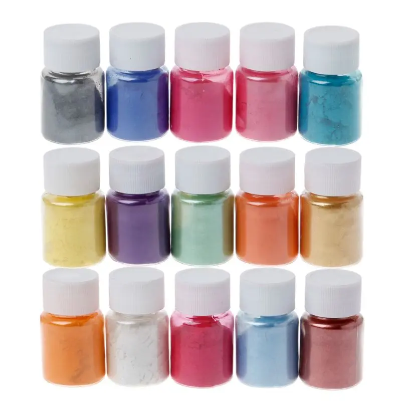 15 Colors Mica Powder Epoxy Resin Dye Pearl Pigment Natural Mica Mineral Powder E56C
15 Colors Mica Powder Epoxy Resin Dye Pearl Pigment Natural Mica Mineral Powder E56C