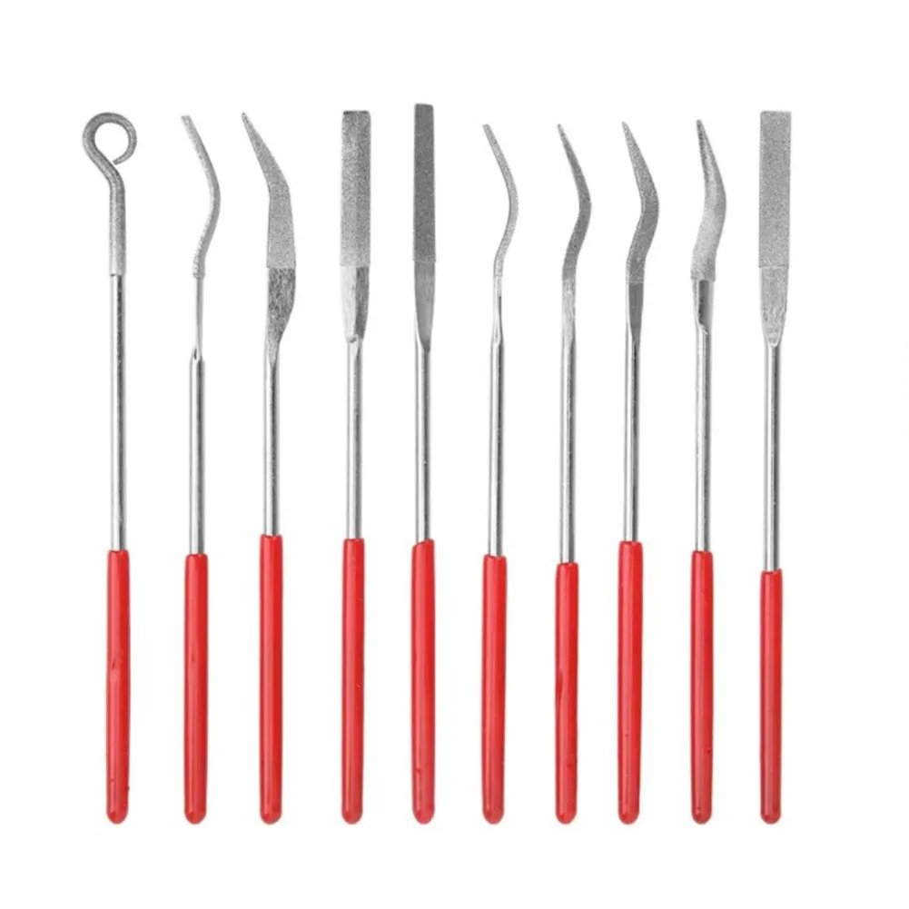 10Pcs Diamond Mini Needle File Set Handy Tools Ceramic Crafts DIY Wood Rasp File Needle Jewelry Polishing Carving Diamond File
10Pcs Diamond Mini Needle File Set Handy Tools Ceramic Crafts DIY Wood Rasp File Needle Jewelry Polishing Carving Diamond File