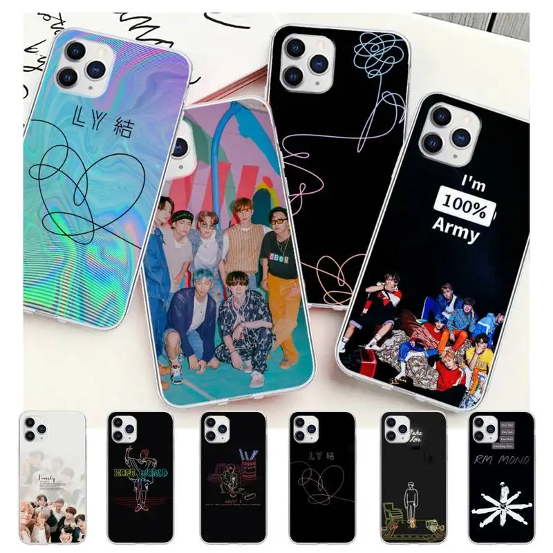 Rap RM JIMIN JIN SUGA J HOPE Transparent Phone Cover For Samsung Galaxy A51 A71 S20 S10e S8 S7 S9 S10 Plus Clear Case
Rap RM JIMIN JIN SUGA J HOPE Transparent Phone Cover For Samsung Galaxy A51 A71 S20 S10e S8 S7 S9 S10 Plus Clear Case