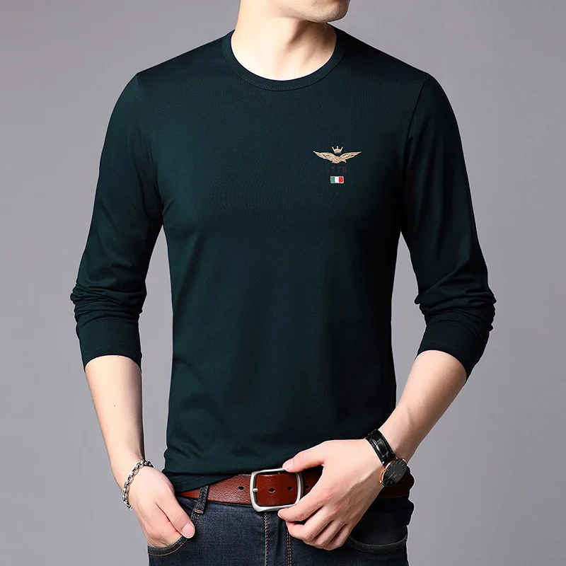 Top Quality 2021 New Fashion Plain Round Neck Brand 95% Cotton 5% Spandex Mens Casual Long Sleeve t Shirt Tops Men Clothes
Top Quality 2021 New Fashion Plain Round Neck Brand 95% Cotton 5% Spandex Mens Casual Long Sleeve t Shirt Tops Men Clothes