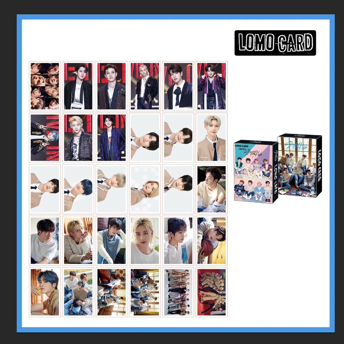 30pcs/set Kpop Stray kids Lomo card 2021 SEASON GREETING Stray kids HD photo print album photocard for fans gifts
30pcs/set Kpop Stray kids Lomo card 2021 SEASON GREETING Stray kids HD photo print album photocard for fans gifts