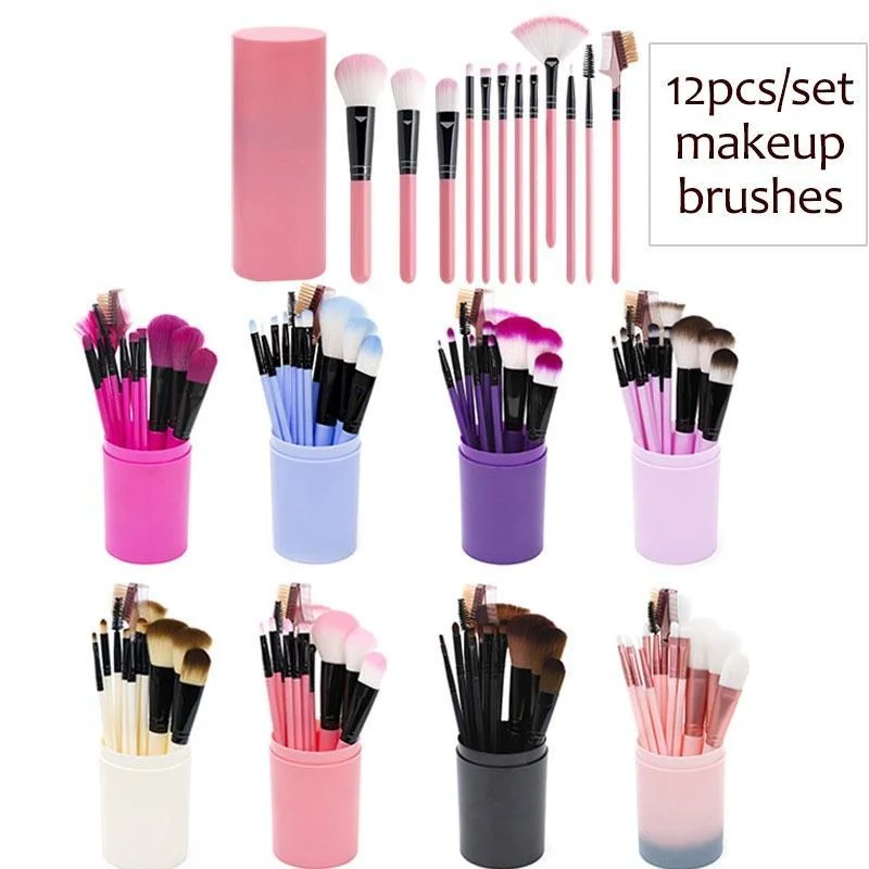 12Pcs Profesional Makeup Brush Set Foundation Powder Blush Eyeliner Brushes Beauty Gifts Tools
12Pcs Profesional Makeup Brush Set Foundation Powder Blush Eyeliner Brushes Beauty Gifts Tools