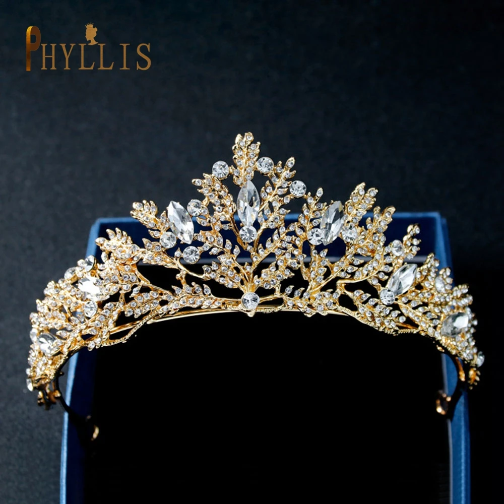 A110 Golden Crystal Bridal Tiaras Crown Baroque Headband Wedding Hair Accessories Vintage Diadem Headwear Bridal Hair Jewelry
A110 Golden Crystal Bridal Tiaras Crown Baroque Headband Wedding Hair Accessories Vintage Diadem Headwear Bridal Hair Jewelry