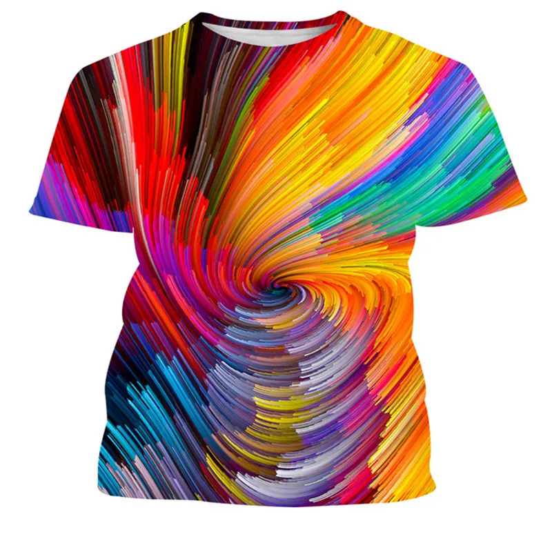 2021 new summer men's 3D printing T-shirt colorful gradient swirl printing T-shirt men's round neck T-shirt
2021 new summer men's 3D printing T-shirt colorful gradient swirl printing T-shirt men's round neck T-shirt