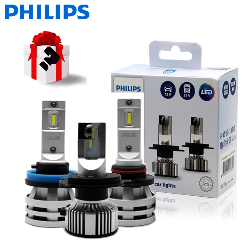 

Philips Ultinon Essential G2 LED Headlight Bulb H1 H4 H7 H8 H11 H16 HB3 HB4 HIR2 9005 9006 9012 6500K Car Motorcycle Fog Lamp