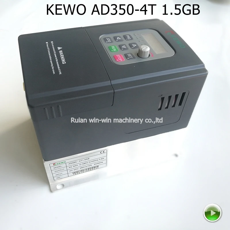 KEWO AD350-4T AD3504T 1,5 GB 1.5kw CE инвертор для машины 100% Новый оригинальный
KEWO AD350-4T AD3504T 1,5 GB 1.5kw CE инвертор для машины 100% Новый оригинальный