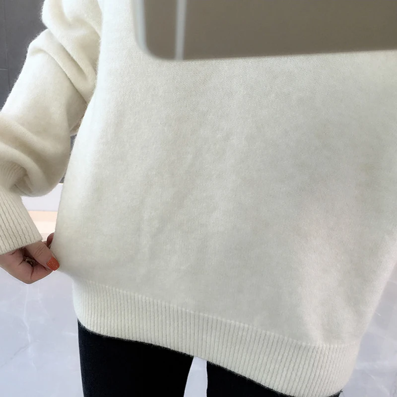 9 colors 2020 autumn and winter Women fashion Knitted V-Neck Sweater Casual Lantern Sleeve Loose Pullovers women
9 colors 2020 autumn and winter Women fashion Knitted V-Neck Sweater Casual Lantern Sleeve Loose Pullovers women