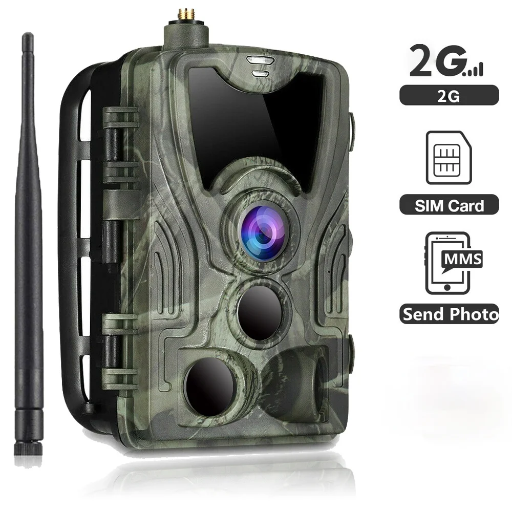 Фотоловушка suntekcam 2G 20 МП 1080P MMS/SMTP/SMS HC801M 2g для охоты фотоловушка дикой природы 0 3 S
