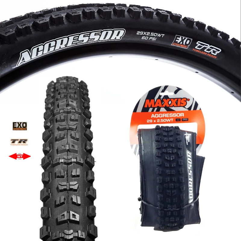 MAXXIS Aggressor 27.5&quotx2.5 29''x2.3 29''x2.5 Wide Trail EXO/TR MTB Tire Mountain bike tire Bicycle - купить по