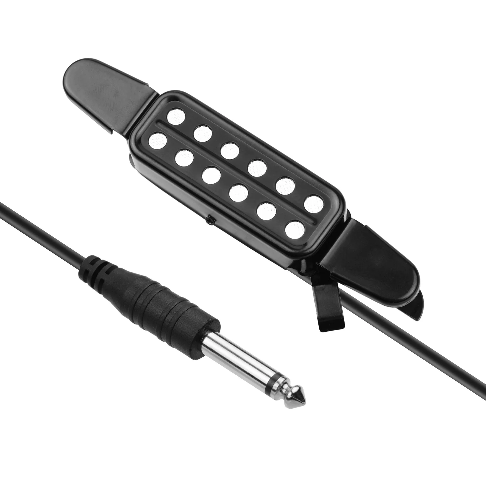 Acoustic Guitar Pickup Clip-on Guitar Pick Up Transducer Instrument Pick-up with 1/4 Inch Connector 2.9 Meters Cable 
Acoustic Guitar Pickup Clip-on Guitar Pick Up Transducer Instrument Pick-up with 1/4 Inch Connector 2.9 Meters Cable