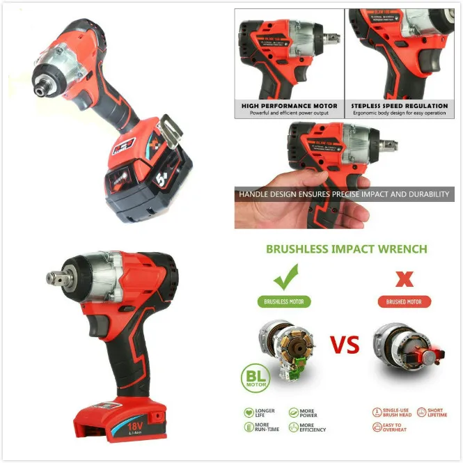 

Cheapest Torque Wrench and Screwdriver Angle Grinder 18V brushless motor Cordless Brushless For Milwaukee