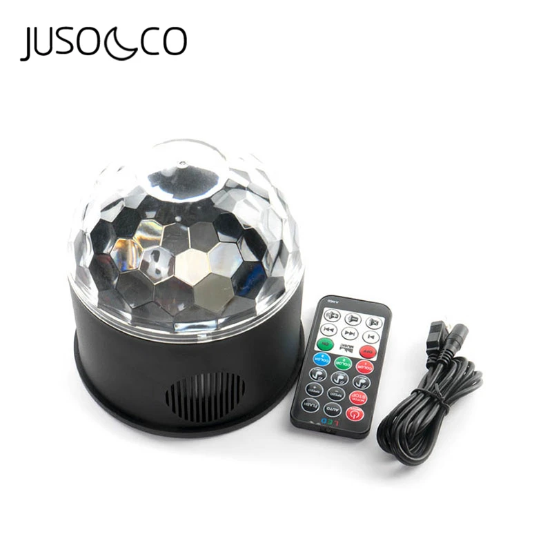 JUSOCCO Led дискотека вечерние USB сценический светильник музыкальный динамик клуб DJ