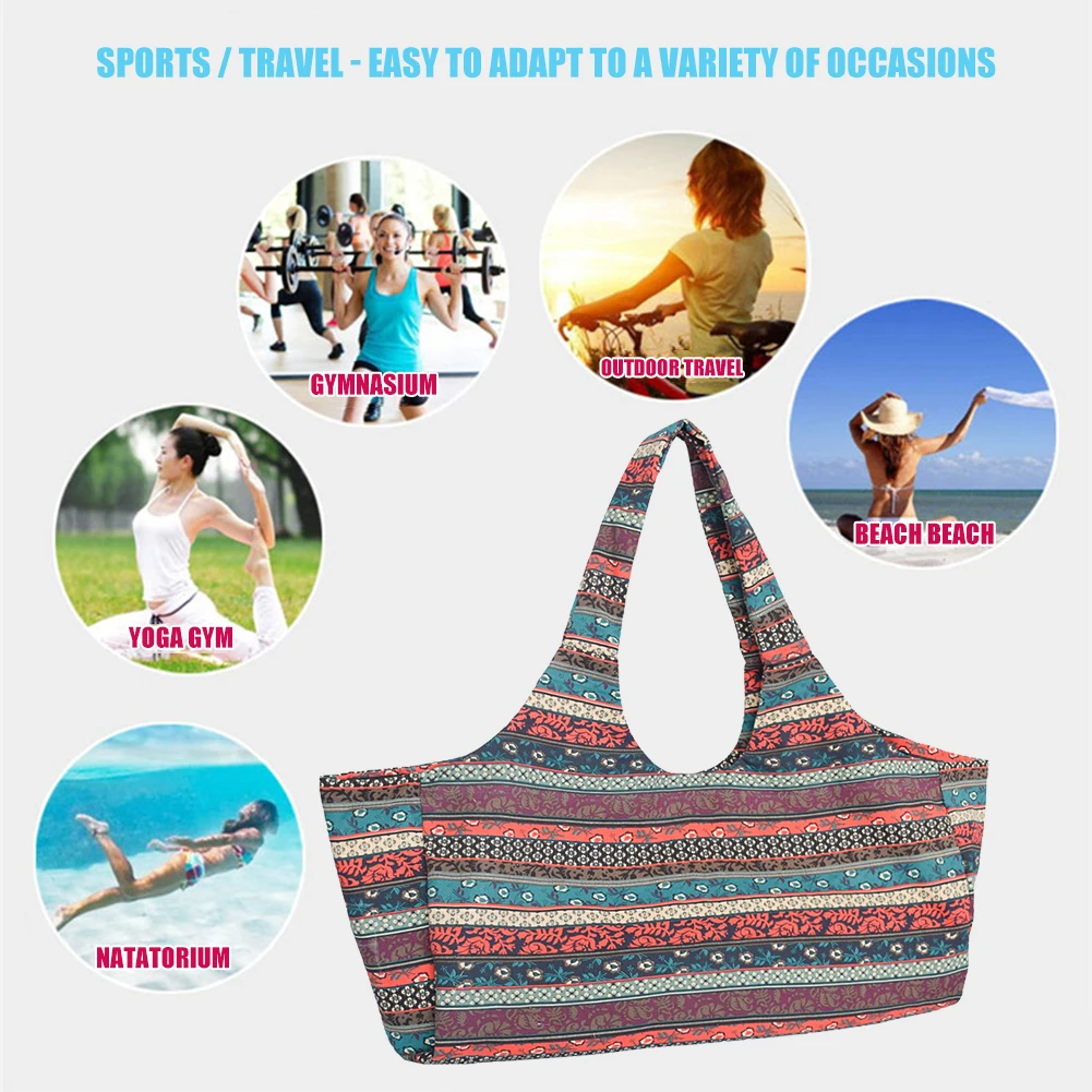 Large Capacity Yoga Bag Canvas Printed Sports Exercise Fitness Gym Handbag Training Fitness Travel Handbag Yoga Mat Sport Bag
Large Capacity Yoga Bag Canvas Printed Sports Exercise Fitness Gym Handbag Training Fitness Travel Handbag Yoga Mat Sport Bag