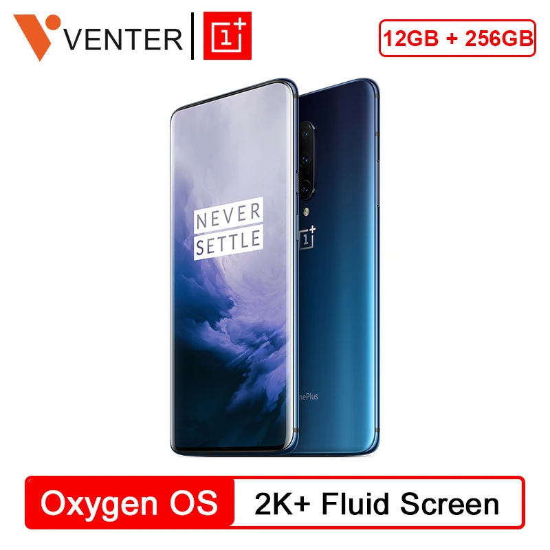 В наличии глобальная ROM Oneplus 7 Pro мобильный телефон 12 Гб 256 ГБ Snapdragon 855 6 67 "90 ГГц 2K