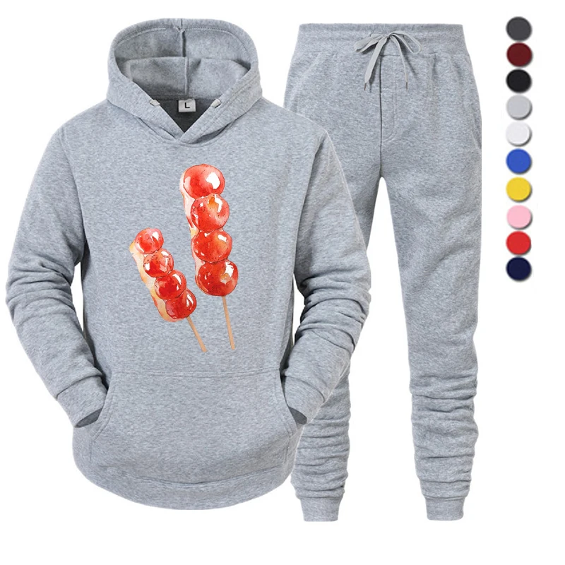 Спортивный костюм для пар, комплект из 2 предметов, худи с сахарным покрытием и принтом Haws + спортивные штаны, модная повседневная женская и М...
Спортивный костюм для пар, комплект из 2 предметов, худи с сахарным покрытием и принтом Haws + спортивные штаны, модная повседневная женская и М...