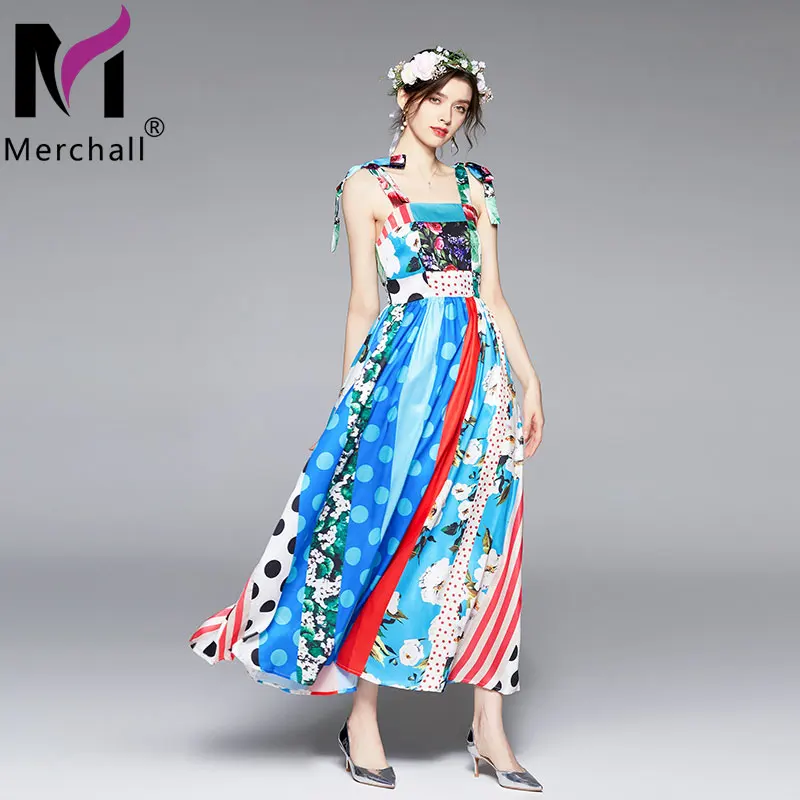Merchall Bohemian Holiday Beach Long Dress Woman Retro Flower Print Bow Spaghetti Strap Sleeveless Maxi Robe Summer 2021 M61892
Merchall Bohemian Holiday Beach Long Dress Woman Retro Flower Print Bow Spaghetti Strap Sleeveless Maxi Robe Summer 2021 M61892