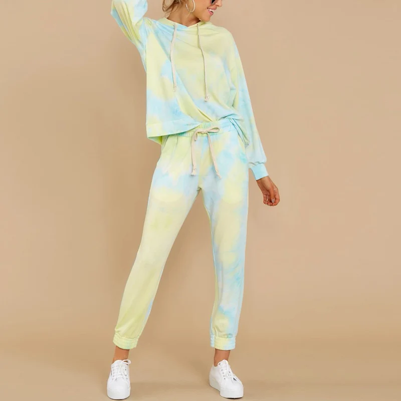 Casual Women Tie Dye Outfits 2Pcs Sport Suits Fashion Spring Fall Female Sets Plus Size Long Sleeve Hoodies+Joggers Pants
Casual Women Tie Dye Outfits 2Pcs Sport Suits Fashion Spring Fall Female Sets Plus Size Long Sleeve Hoodies+Joggers Pants