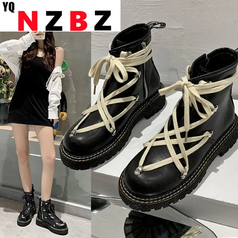 Dark Super Cool Lace-up Dr. Martens Boots Female 2022 New British Style Mid-Calf Motorcycle Boots Muffin Platform Fashion Boots
Dark Super Cool Lace-up Dr. Martens Boots Female 2022 New British Style Mid-Calf Motorcycle Boots Muffin Platform Fashion Boots