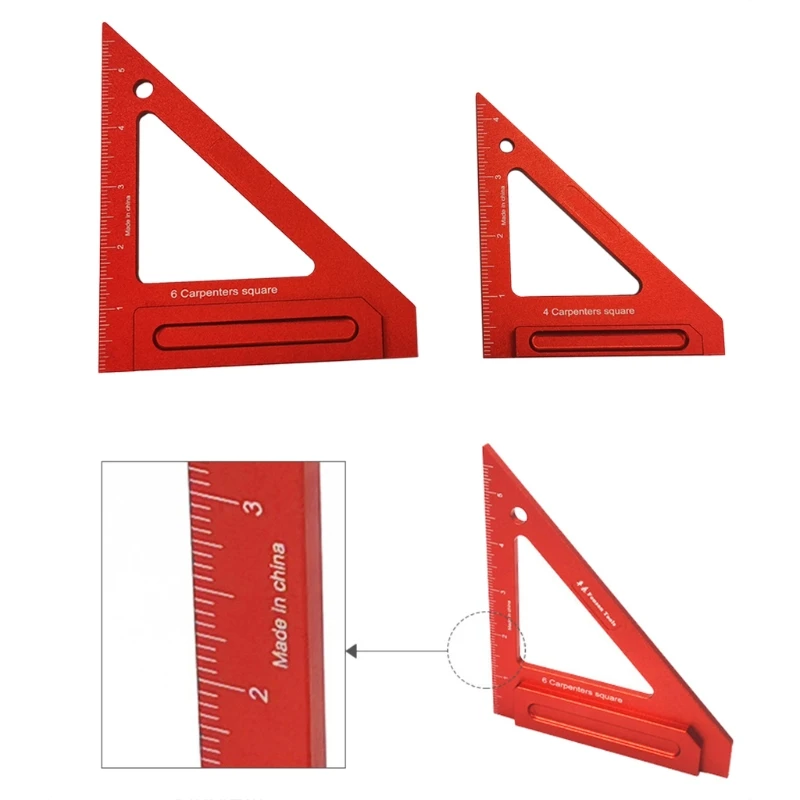 G6DA Carpenter Square, Aluminum Square Woodworking Carpenter Square for Engineering, Measuring, Drafting
G6DA Carpenter Square, Aluminum Square Woodworking Carpenter Square for Engineering, Measuring, Drafting