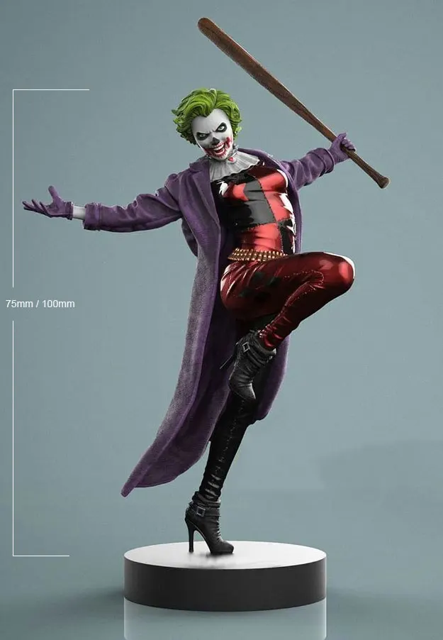 1/24 75mm 1/18 100mm Resin Model Kits The Girl Joker Figure Unpainted No Color RW-415
1/24 75mm 1/18 100mm Resin Model Kits The Girl Joker Figure Unpainted No Color RW-415