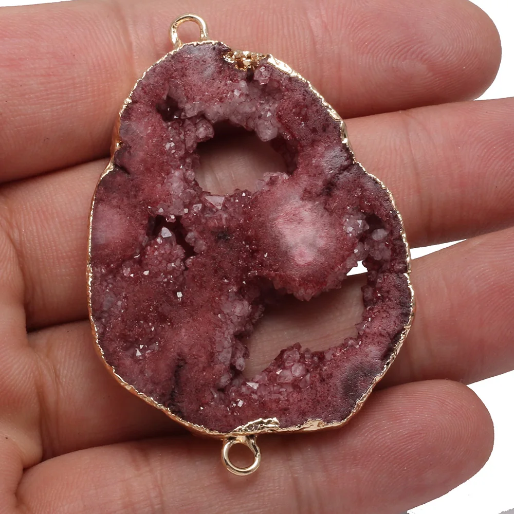 Natural Stone Connector Irregular Exquisite Agates For Jewelry Making DIY Necklace Bracelet Accessory
Natural Stone Connector Irregular Exquisite Agates For Jewelry Making DIY Necklace Bracelet Accessory