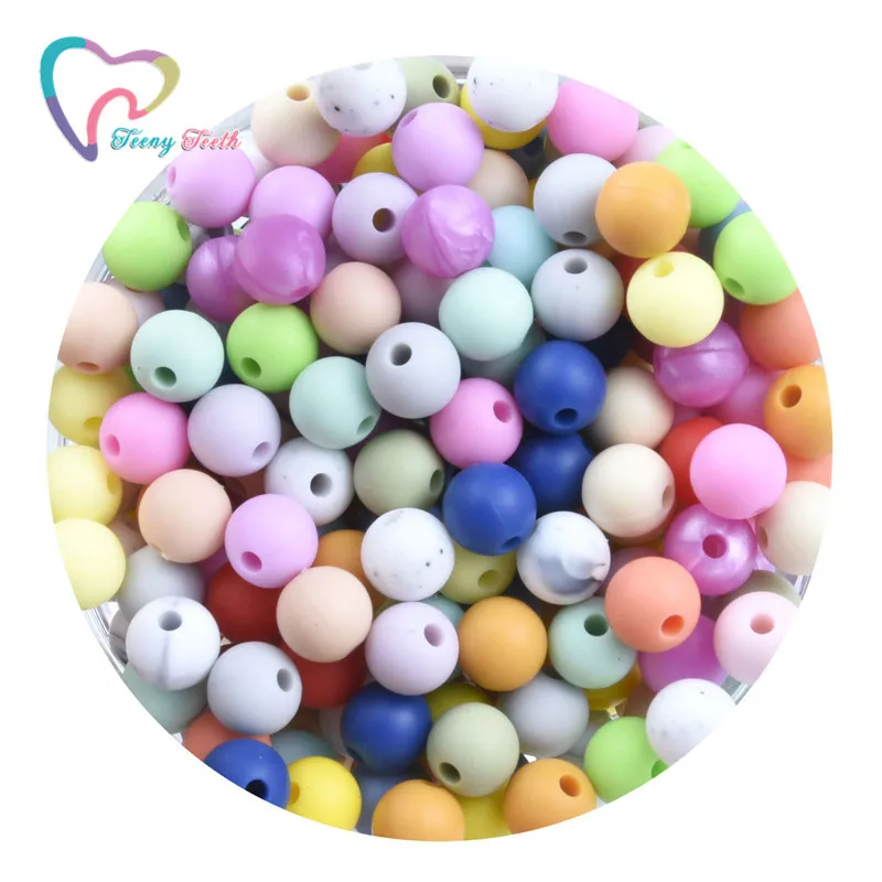 100 PCS Baby Teething Candy Colors Silicone Round Perles Beads 9 MM Sensory Infant DIY Nursing Jewelry Silicone Soft Ball Beads
100 PCS Baby Teething Candy Colors Silicone Round Perles Beads 9 MM Sensory Infant DIY Nursing Jewelry Silicone Soft Ball Beads