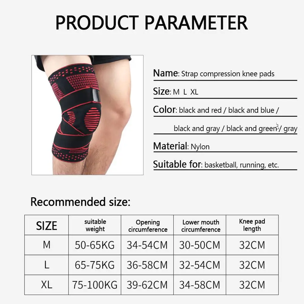 5 Color Nylon Knee Sleeve Knee Pad Knee Brace Breathable Basketball Fitness Joint Pain Durable Stretchy Riding Anti-Collision
5 Color Nylon Knee Sleeve Knee Pad Knee Brace Breathable Basketball Fitness Joint Pain Durable Stretchy Riding Anti-Collision