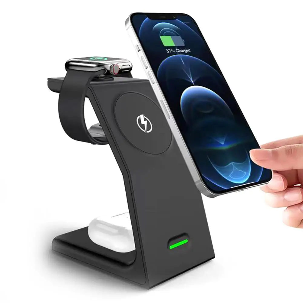 Беспроводное зарядное устройство Qi 3 в 1, 15 Вт, подставка для IPhone 12 11 XS X XR, зарядная станция для iWatch Airpods Watch, Прямая поставка, Лидер продаж
Беспроводное зарядное устройство Qi 3 в 1, 15 Вт, подставка для IPhone 12 11 XS X XR, зарядная станция для iWatch Airpods Watch, Прямая поставка, Лидер продаж