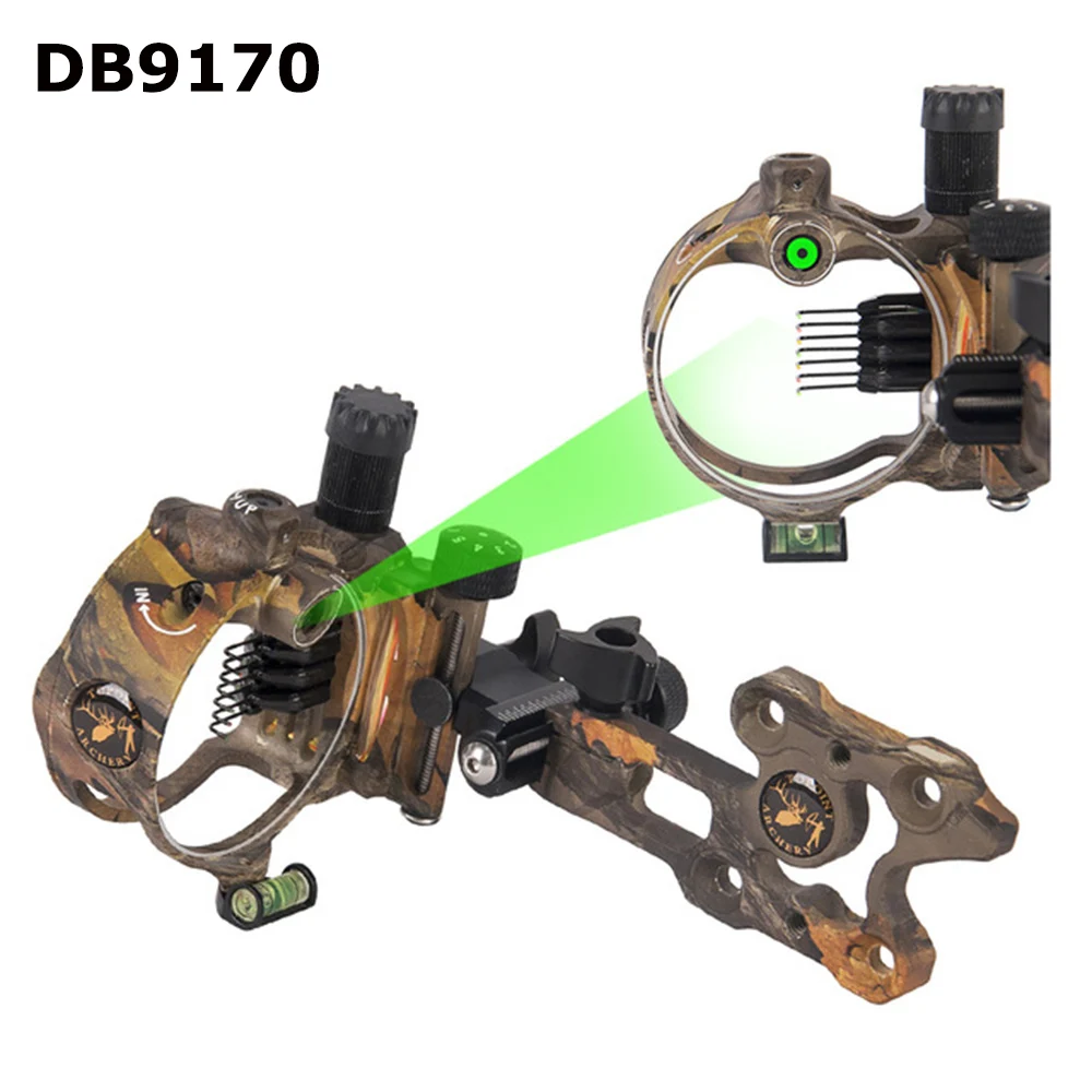 Topoint DB9170 стрельба из лука 7-контактный лук прицел серии DB Сетчатка микро