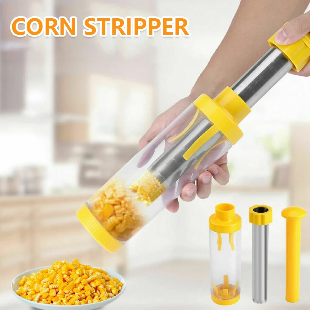 Multifunctional Corn Peeler Separator Corn Stripper Stainless Steel Kitchen Corn Cob Sheller Fruit Vegetable Tools/Corn Strippe
Multifunctional Corn Peeler Separator Corn Stripper Stainless Steel Kitchen Corn Cob Sheller Fruit Vegetable Tools/Corn Strippe